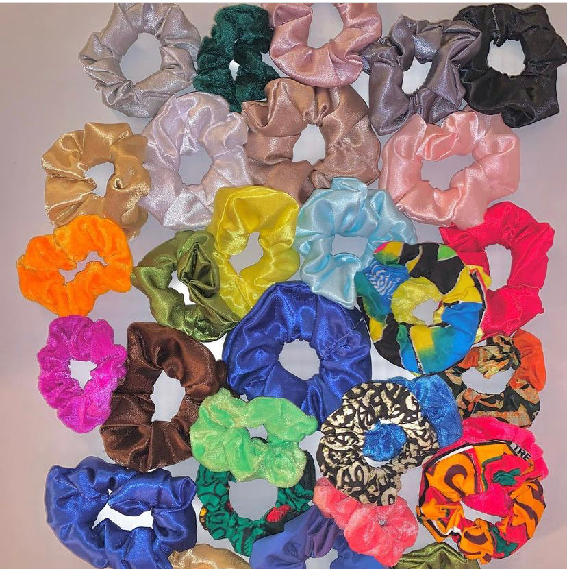 “Scrapped” Scrunchies (Bundle of 3)